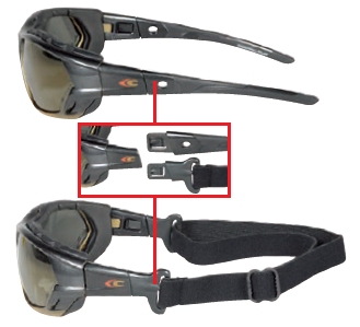 Γυαλιά προστασίας πολωτικά Cofra Combowall Polar silver - Image 7