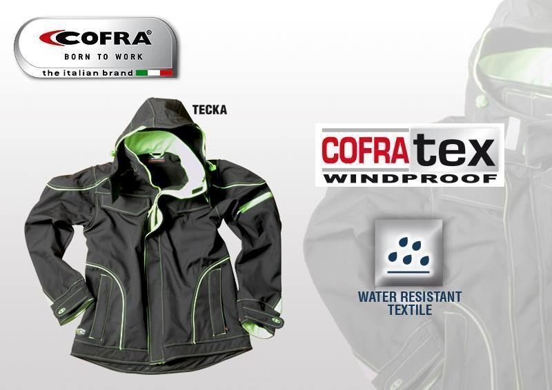 Softshell Jacket Cofra Tecka black/lime - Image 4