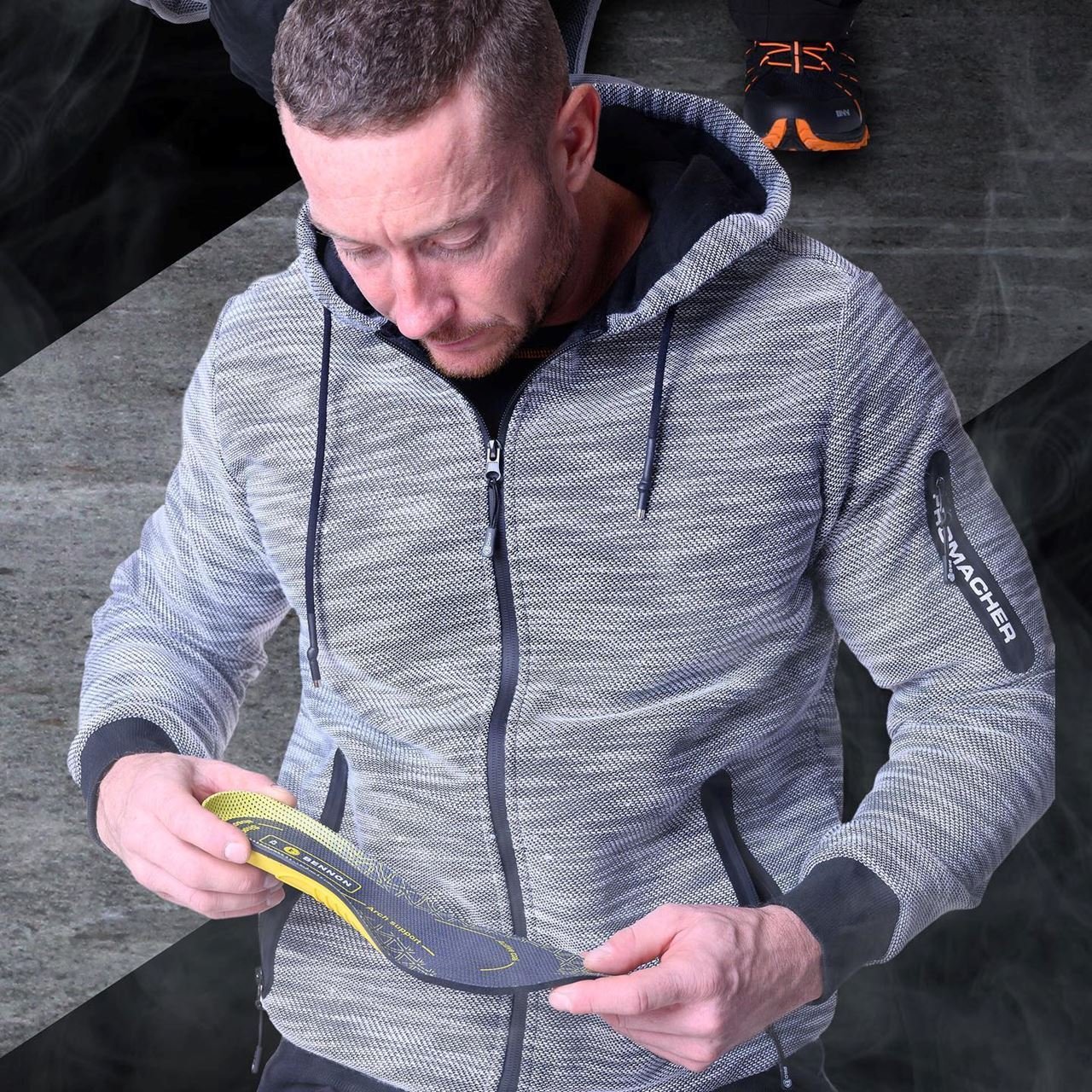 Ζακέτα ελευθέρου χρόνου Promacher Chortos grey - Image 6