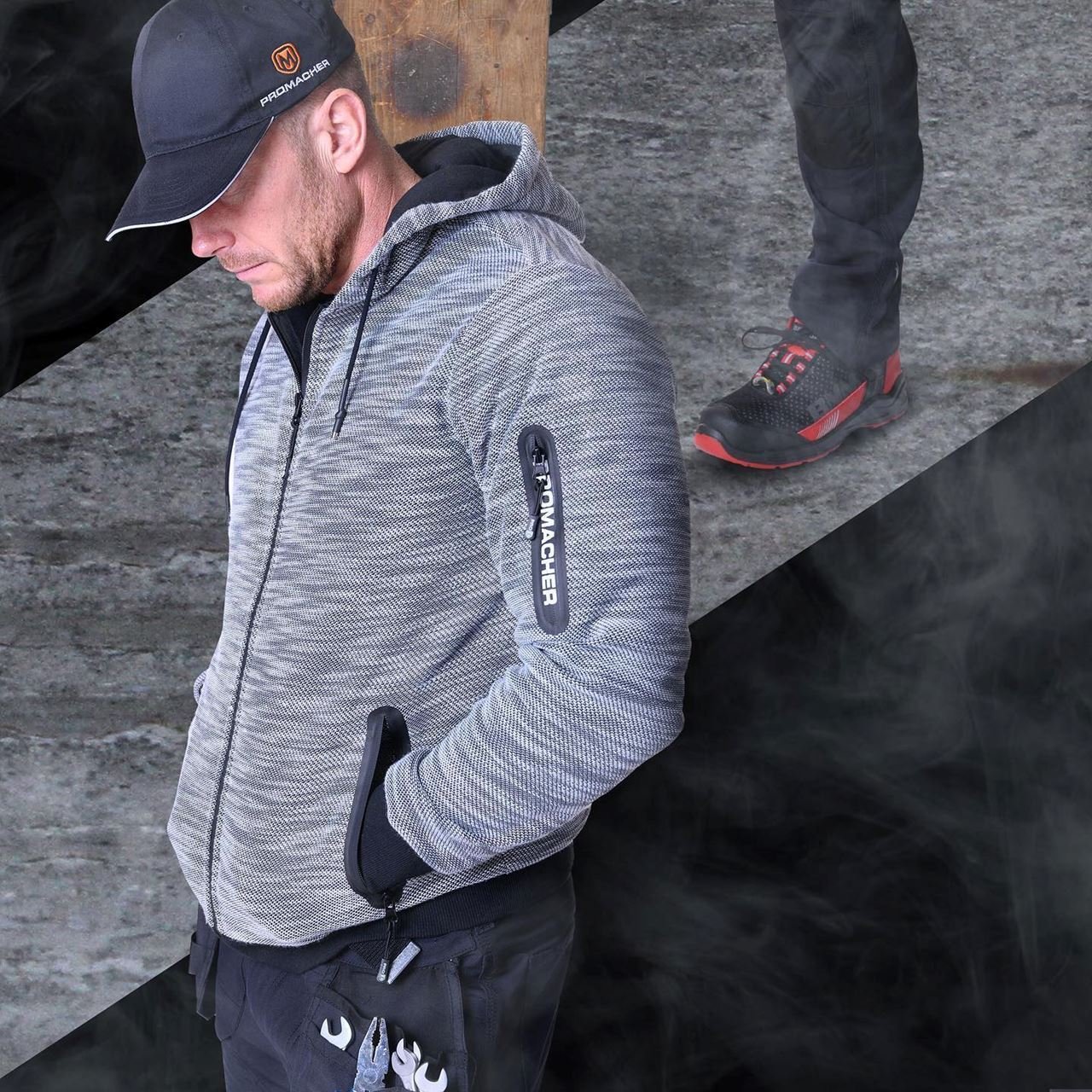 Ζακέτα ελευθέρου χρόνου Promacher Chortos grey - Image 7