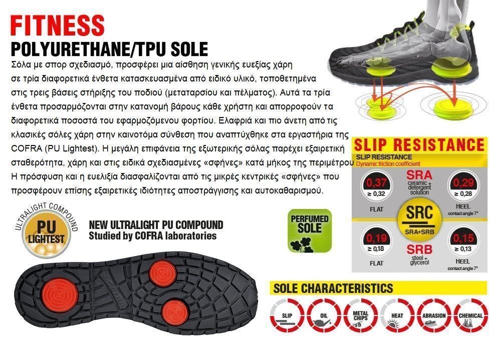 Μποτάκι Ασφαλείας Cofra Pushpress brown S3 SRC - Image 7