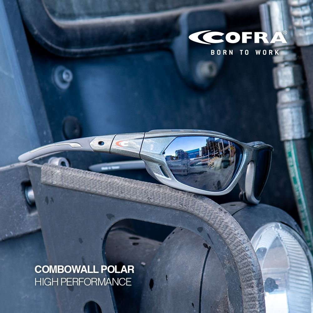 Γυαλιά προστασίας πολωτικά Cofra Combowall Polar silver - Image 3