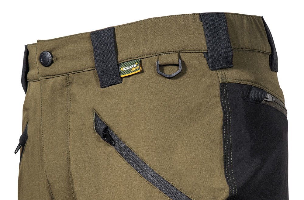 Κυνηγετικό Παντελόνι Ελαστικό 4-way stretch Cofra Velten clay brown/black - Image 3