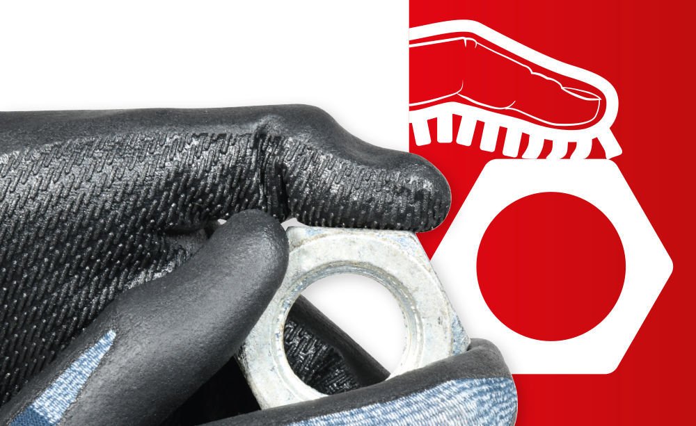 Γάντια Νιτριλίου με κουκίδες Cofra Zonal - Image 2