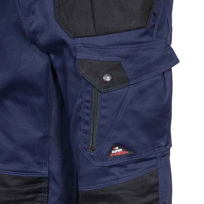 Παντελόνι Εργασίας Super Stretch Cofra Kudus navy/black - Image 2
