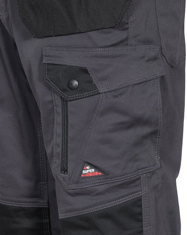 Παντελόνι Εργασίας Super Stretch Cofra Kudus anthracite/black - Image 2