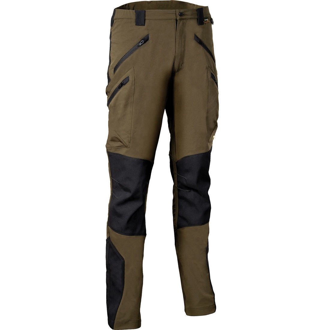 Κυνηγετικό Παντελόνι Ελαστικό 4-way stretch Cofra Velten clay brown/black