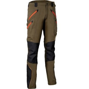 Κυνηγετικό Παντελόνι Ελαστικό 4-way stretch Cofra Velten clay brown/black/orange