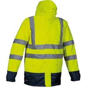 Αδιάβροχο Ανακλαστικό Παρκά 4 σε 1 Cofra Telsen yellow/navy