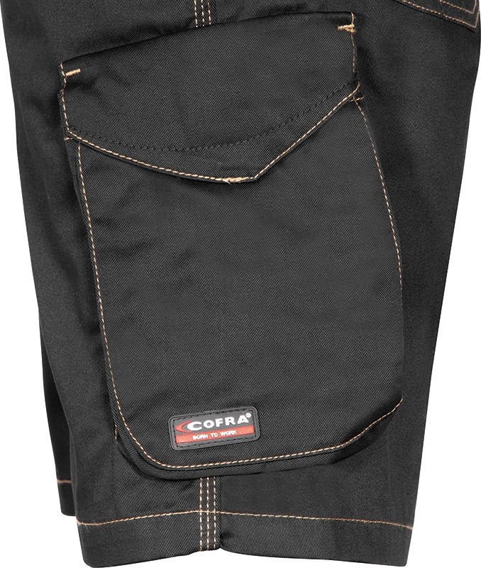 Βερμούδα Εργασίας Cofra Tile black/black - Image 2