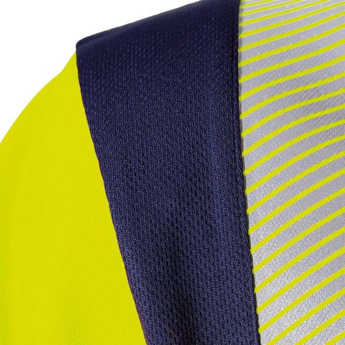 Μπλουζάκι Polo Ανακλαστικό Εργασίας Αντηλιακό (UPF 40+) Cofra Tilcara yellow - Image 4