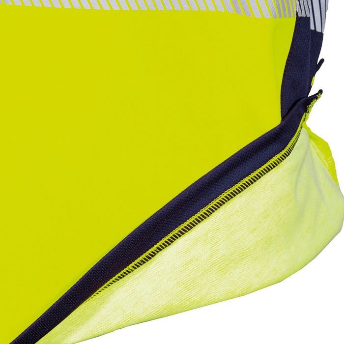 Μπλουζάκι Polo Ανακλαστικό Εργασίας Αντηλιακό (UPF 40+) Cofra Tilcara yellow - Image 6