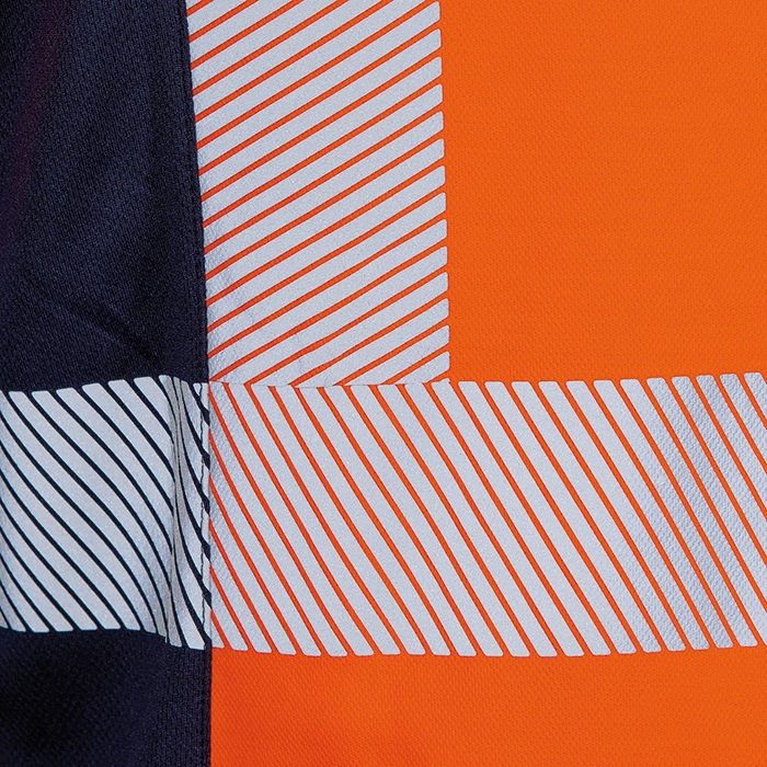 Μπλουζάκι Polo Ανακλαστικό Εργασίας Αντηλιακό (UPF 40+) Cofra Tilcara orange - Image 2