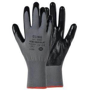 Γάντια Νιτριλίου Cofra Cling grey/black