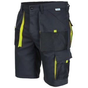 Βερμούδα Εργασίας Sara King 245 graphite/yellow