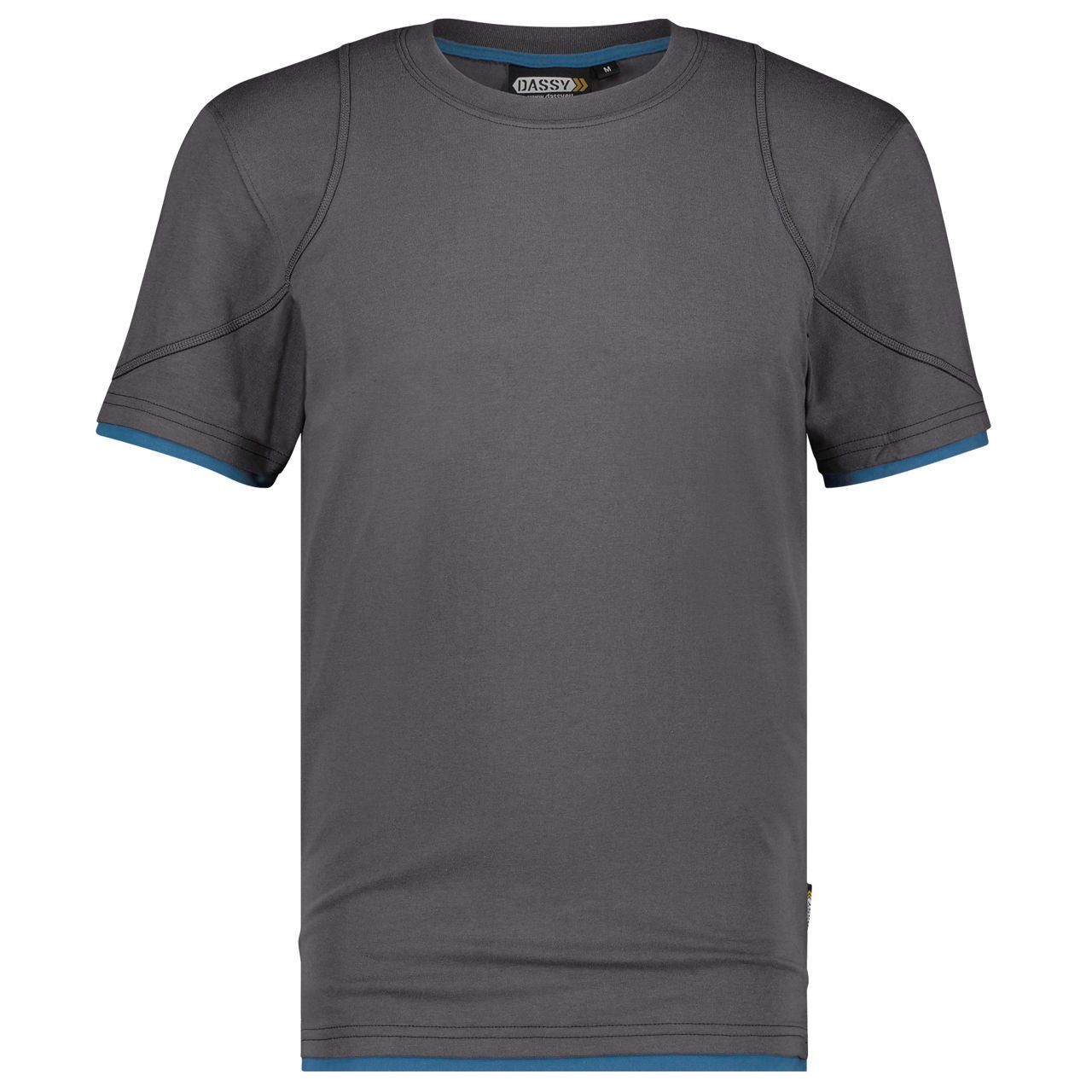 Μπλουζάκι T-Shirt Dassy Kinetic anthracite grey/azure blue