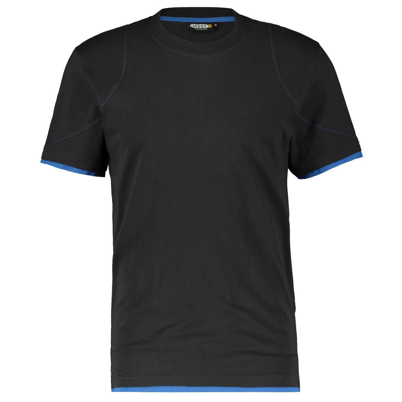 Μπλουζάκι T-Shirt Dassy Kinetic black/azure blue