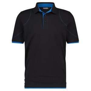 Μπλουζάκι Polo Dassy Orbital black/azure blue