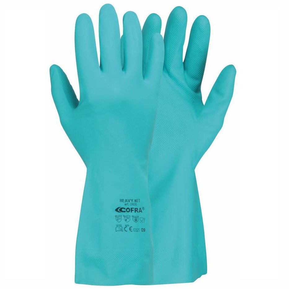 Γάντια Νιτριλίου Χημικών Cofra Heavy-Nit