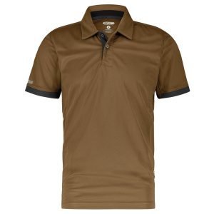 Μπλουζάκι Polo Αντηλιακό (UPF 50+) Dassy Traxion clay brown/anthracite grey