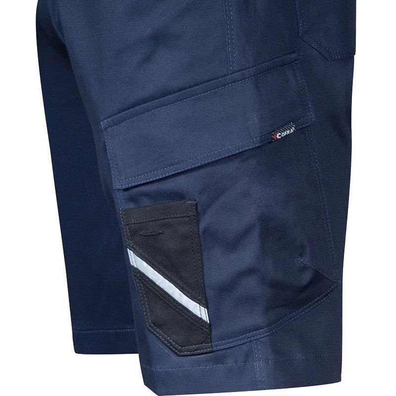 Βερμούδα Εργασίας Βαμβακερή Ελαστική Cofra Moreiras navy/black - Image 2