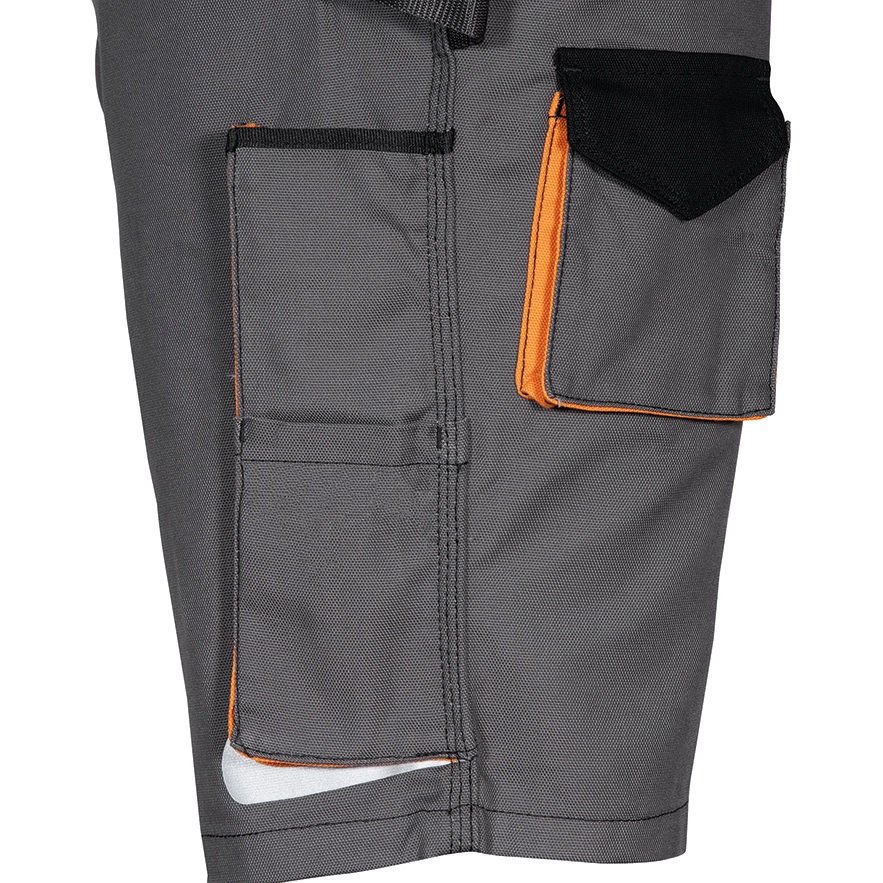 Βερμούδα Εργασίας Cofra Liegi anthracite/black/orange - Image 3