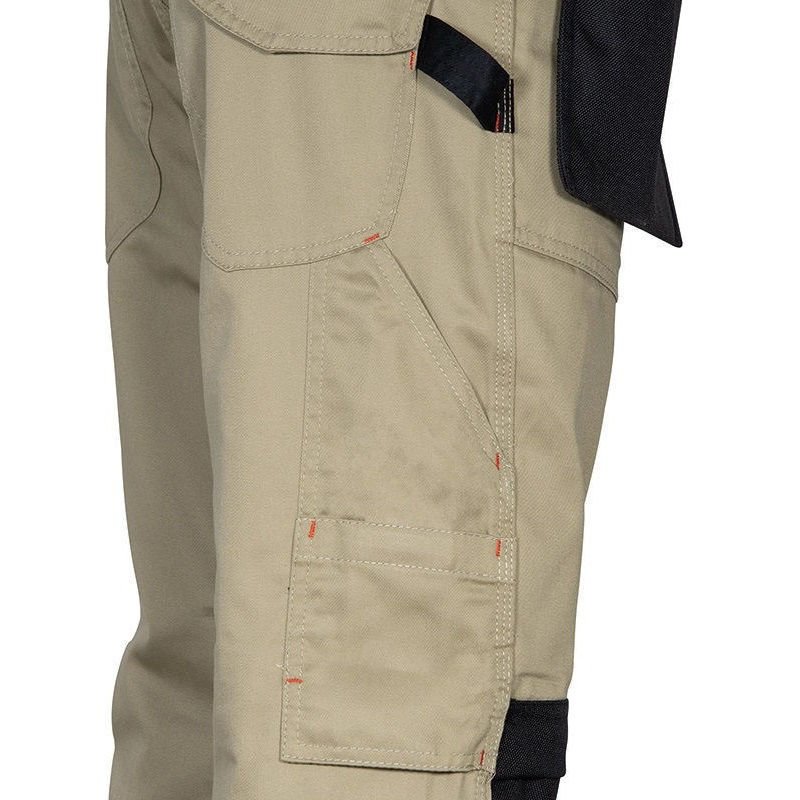 Παντελόνι Εργασίας Cofra Bricklayer khaki/black - Image 3