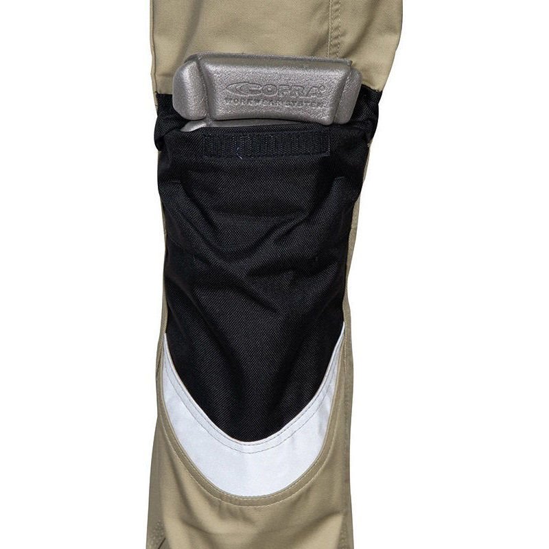 Παντελόνι Εργασίας Cofra Bricklayer khaki/black - Image 4