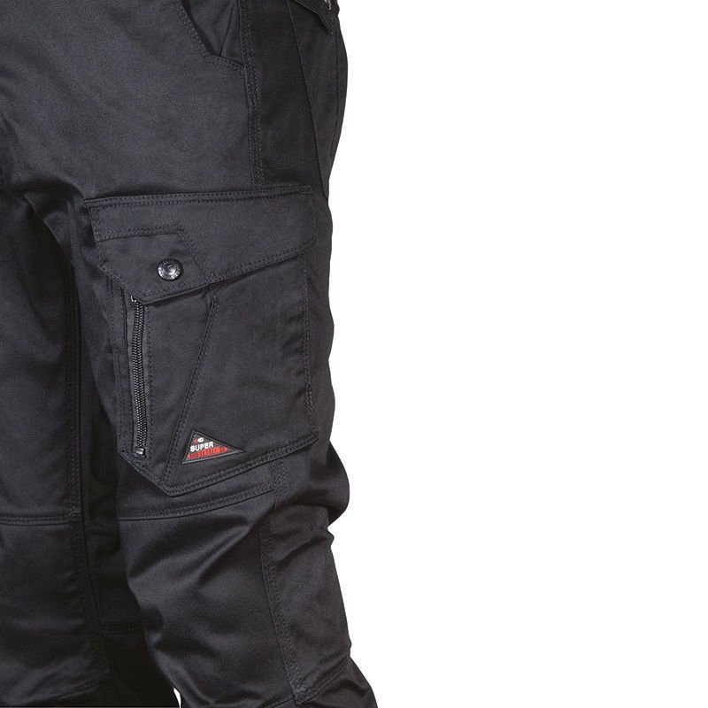 Παντελόνι Εργασίας Super Stretch Cofra Jember black/black - Image 3