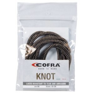 Κορδόνια παπουτσιών Cofra black-brown 110εκ.