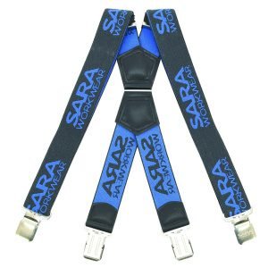 Ελαστικές Τιράντες Εργασίας Sara Workwear charcoal/new azzuro