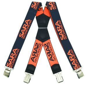 Ελαστικές Τιράντες Εργασίας Sara Workwear graphite/fluorescent orange