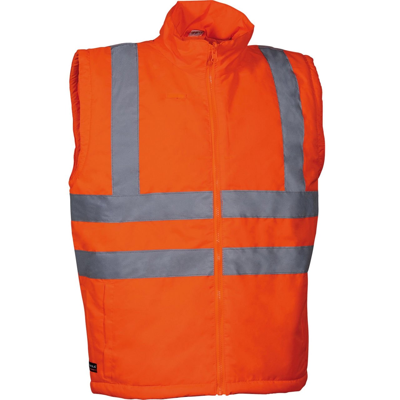 Αδιάβροχο Ανακλαστικό Παρκά 4 σε 1 Cofra Telsen orange/navy - Image 3