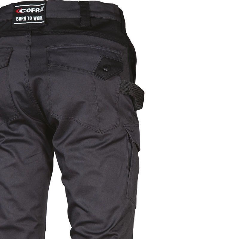 Παντελόνι Εργασίας Super Stretch Cofra Jember anthracite/black - Image 2