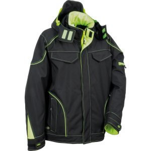 Softshell Jacket Cofra Tecka black/lime