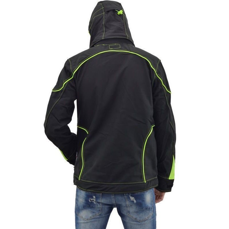 Softshell Jacket Cofra Tecka black/lime - Image 2