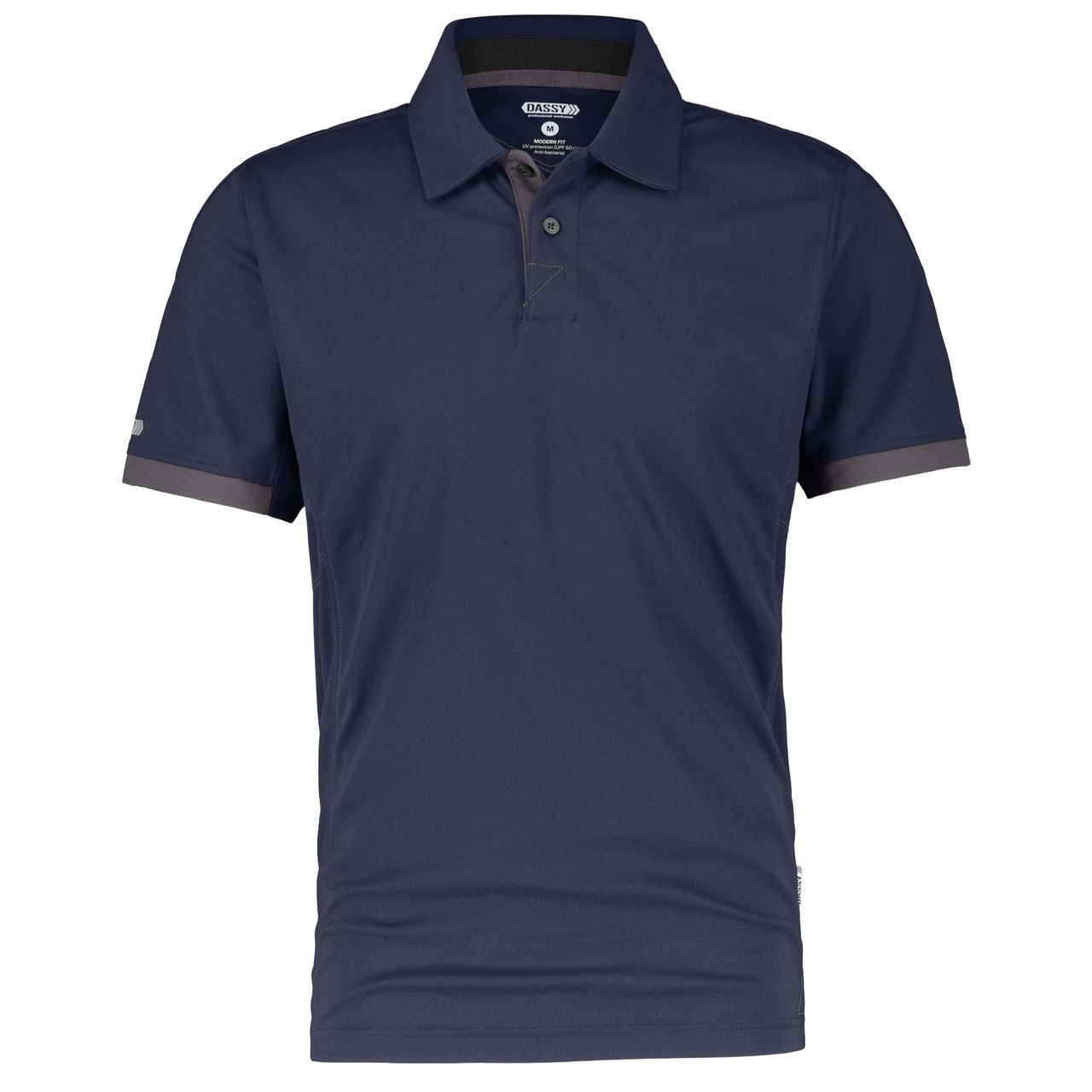 Μπλουζάκι Polo Αντηλιακό (UPF 50+) Dassy Traxion midnight blue/anthracite grey