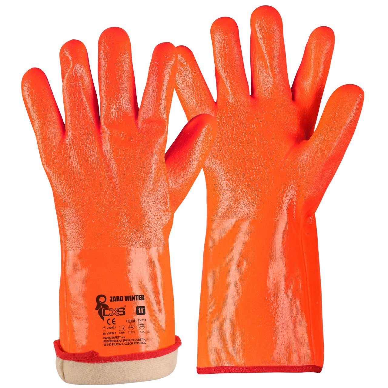 Γάντια Ψύχους PVC CXS Zaro Winter Orange