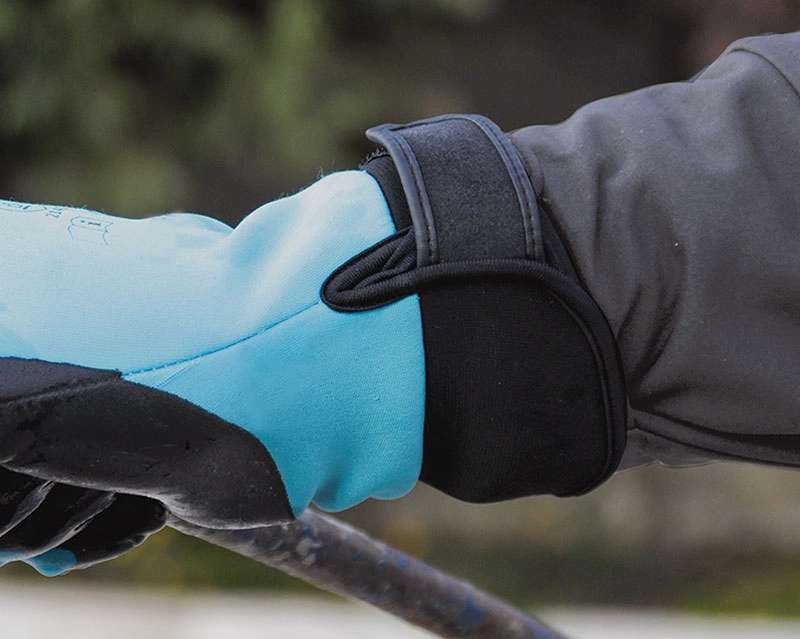 Softshell Γάντια Ψύχους Cofra Hydronit turquoise/black - Image 3