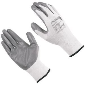 Γάντια Nιτριλίου Norskog Lily grey/white