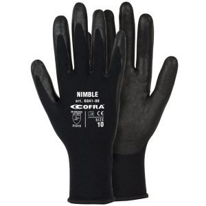 Γάντια Πολυουρεθάνης Cofra Nimble black/black