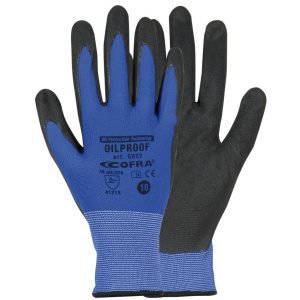 Γάντια Νιτριλίου Cofra Oilproof blue/black
