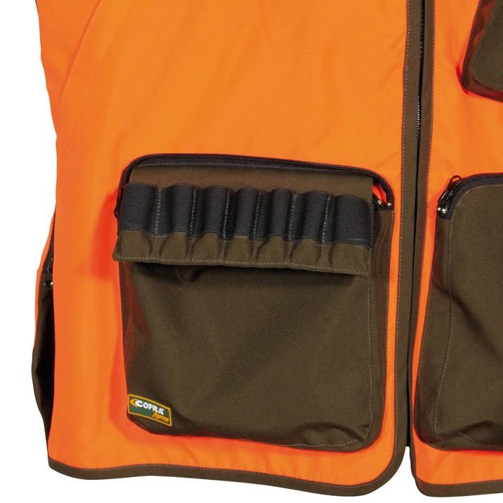 Κυνηγετικό Γιλέκο Cofra Zivat clay brown/orange - Image 2