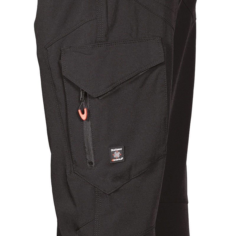 Παντελόνι Εργασίας Ελαστικό 4-way Stretch Cofra Hagfors black/black - Image 2