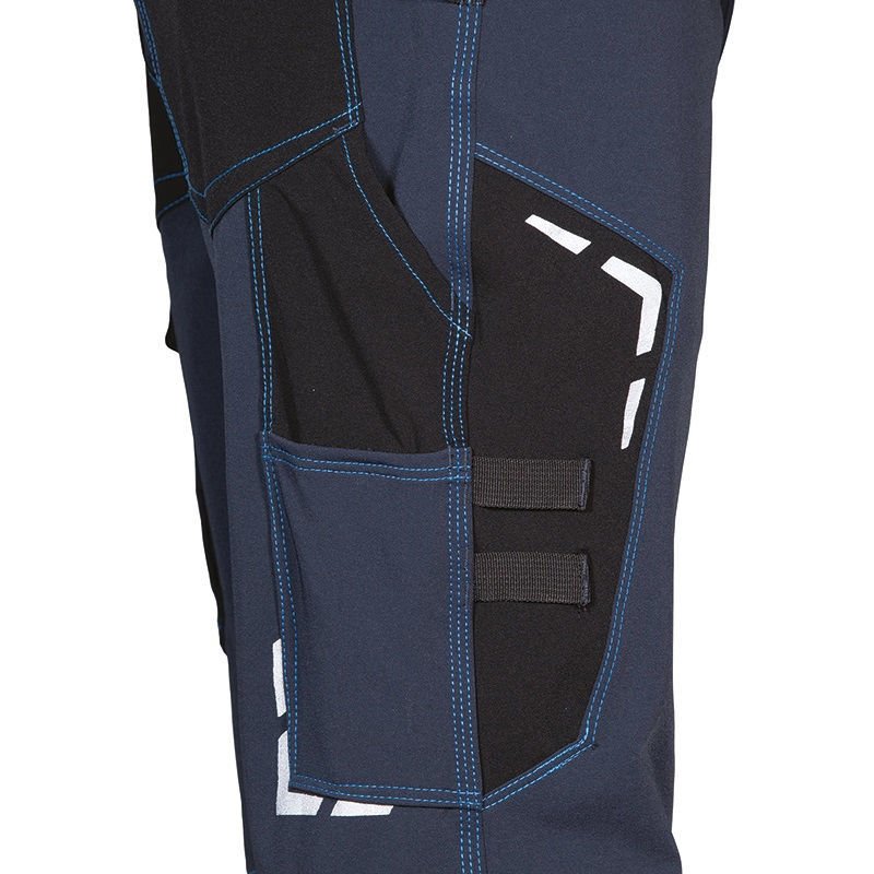 Παντελόνι Εργασίας Ελαστικό 4-way Stretch Cofra Hagfors navy/black - Image 3
