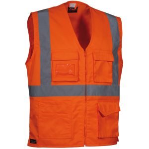 Γιλέκο Εργασίας Ανακλαστικό Cofra Seki orange