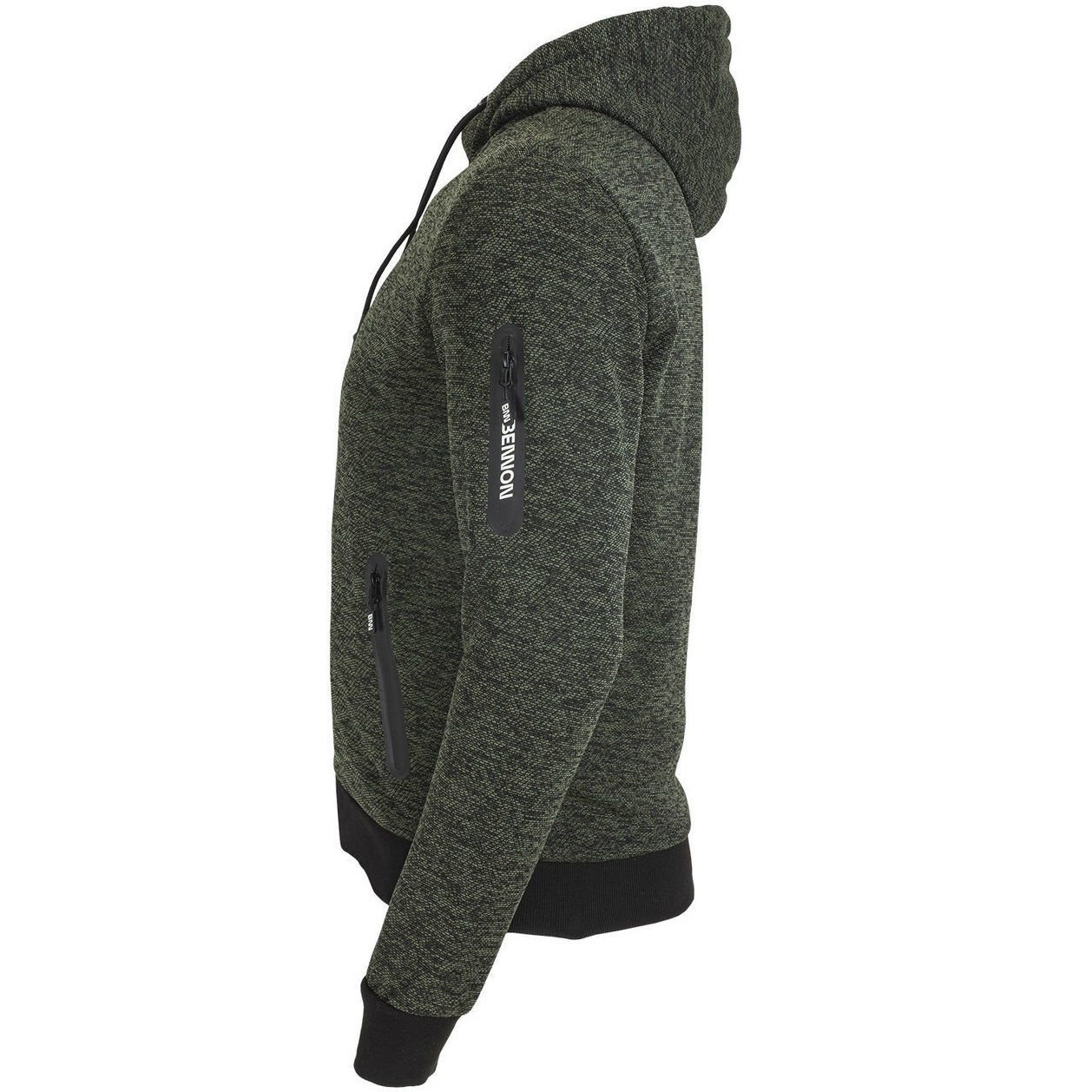 Ζακέτα ελευθέρου χρόνου με κουκούλα Promacher Chortos green - Image 5