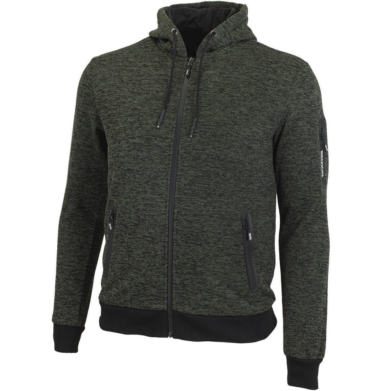 Ζακέτα ελευθέρου χρόνου με κουκούλα Promacher Chortos green