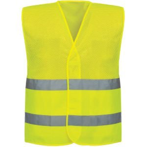 Ανακλαστικό Γιλέκο Εργασίας Διάτρητο Lacuna Kanes Mesh yellow