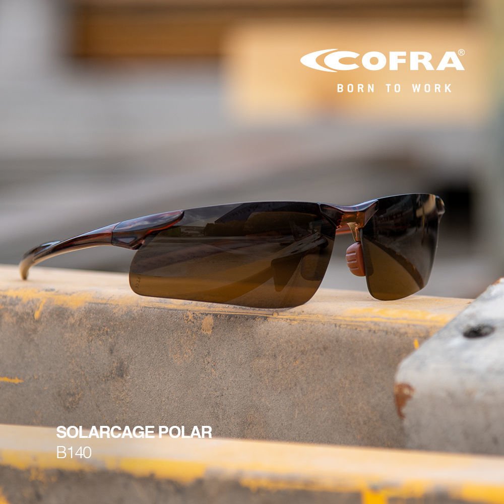 Γυαλιά πολωτικά προστασίας Cofra Solarcage Polar brown - Image 2